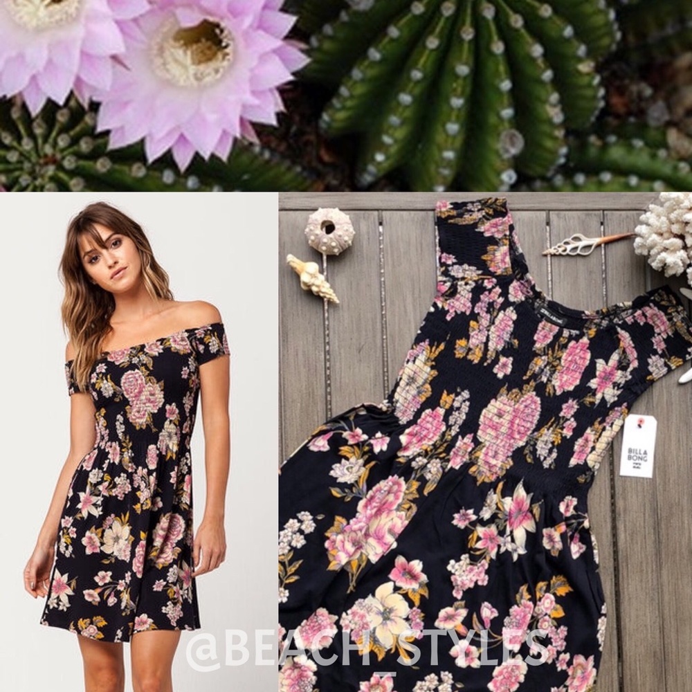 🌴🌼BILLABONG- OFF BEACH DRESS🌼🌴 - Picture 1 of 9